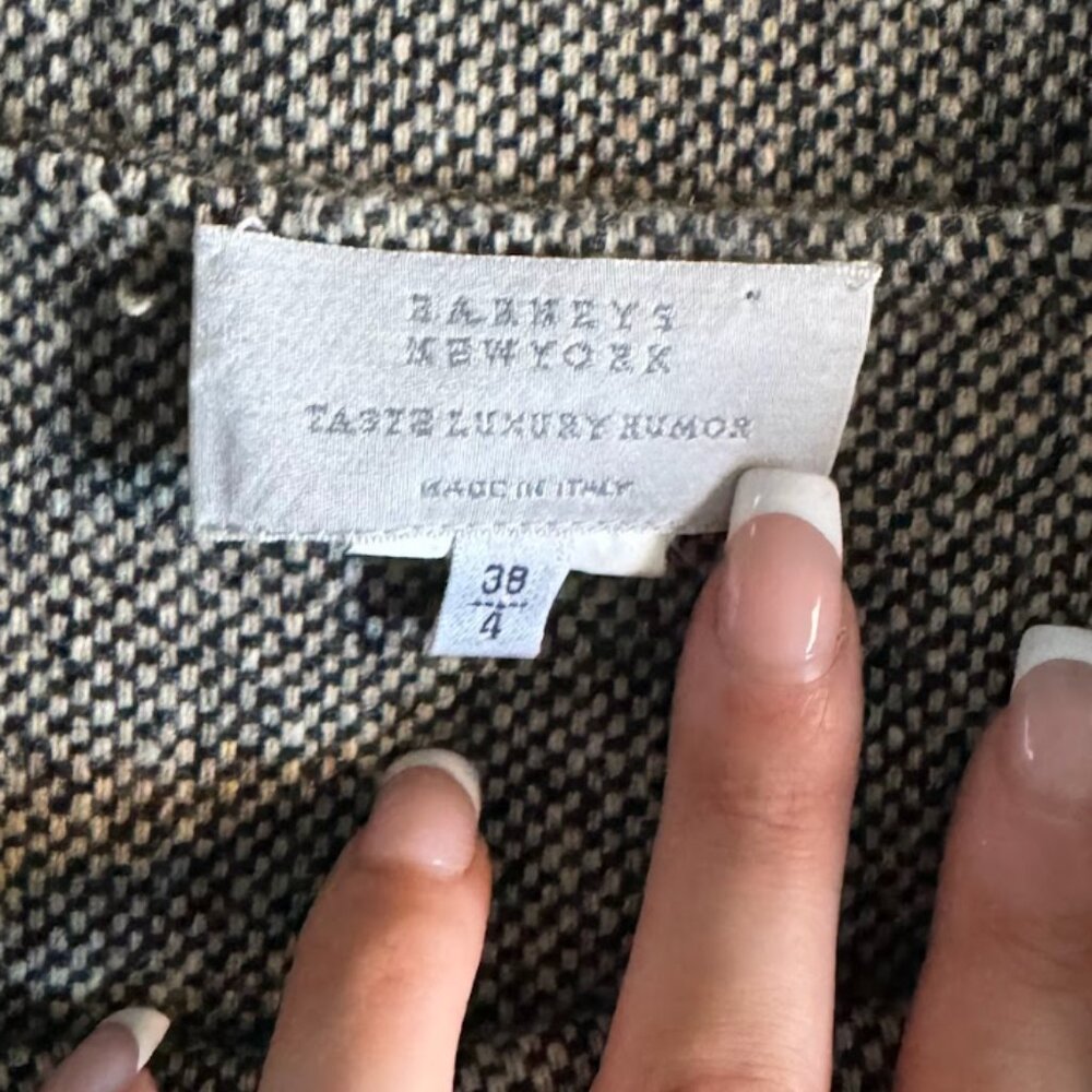 Barneys New York Made in Italy Wool Skirt Set – Size 4 (IT 38) Sophisticated vin - Picture 6 of 7